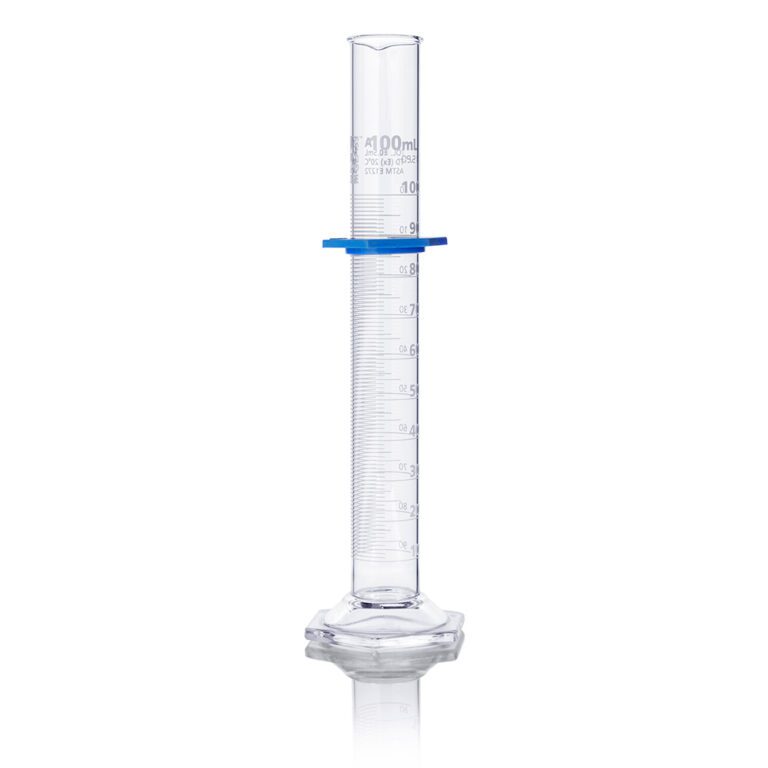 Glass Graduated Cylinders 100ml Graduated Cylinder Globe Glass Class A Case Of 6 Bioabchem