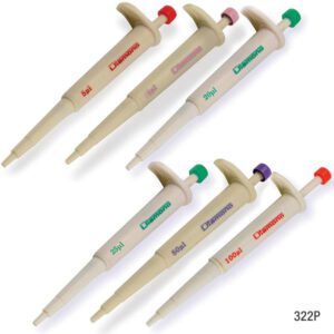 Pipette, Diamond Jr., Pack of 6 Pipettes (5uL, 10uL, 20uL, 25uL, 50uL and 100uL), Autoclavable; 1 Each